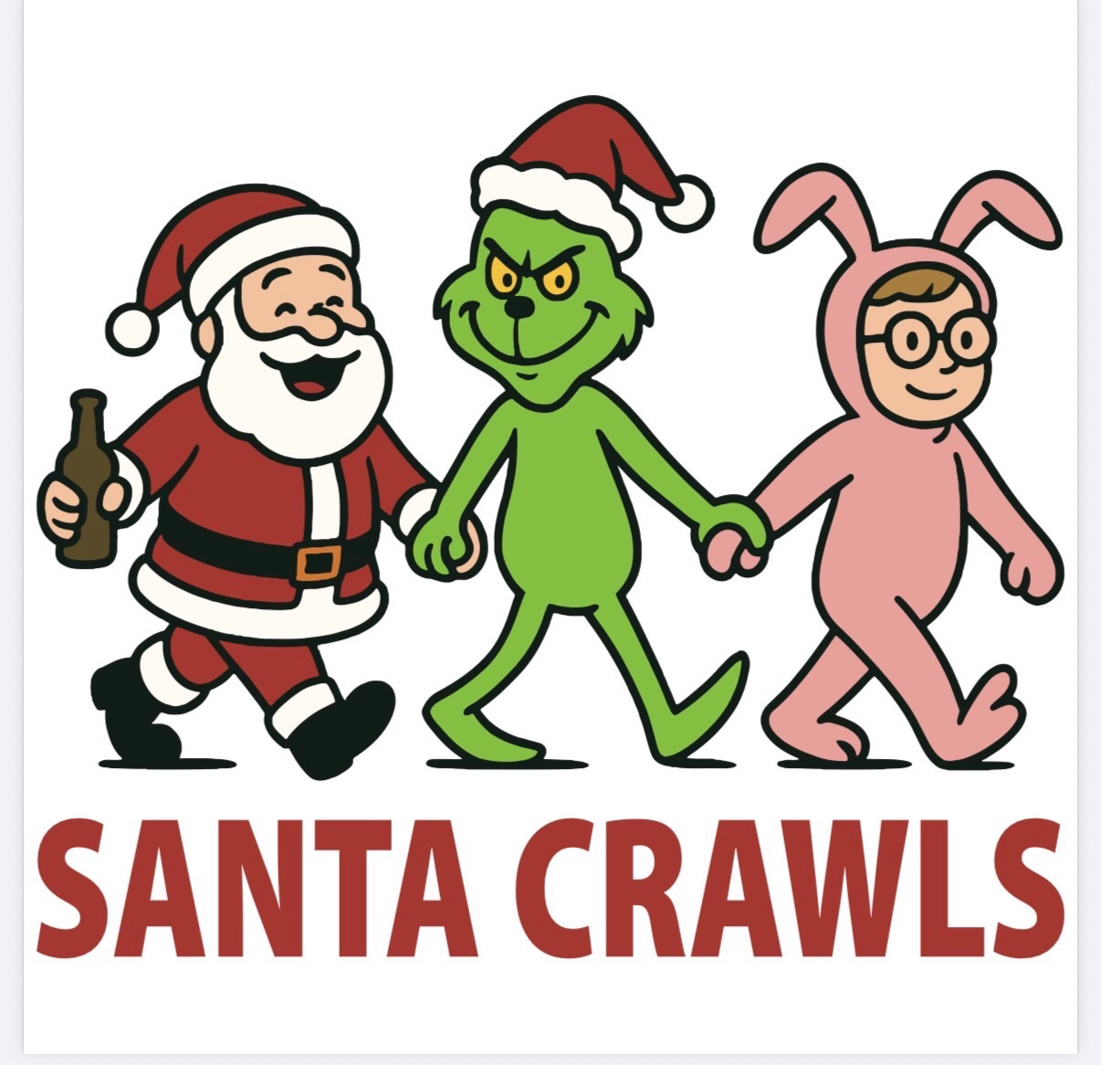 santa crawls 2025